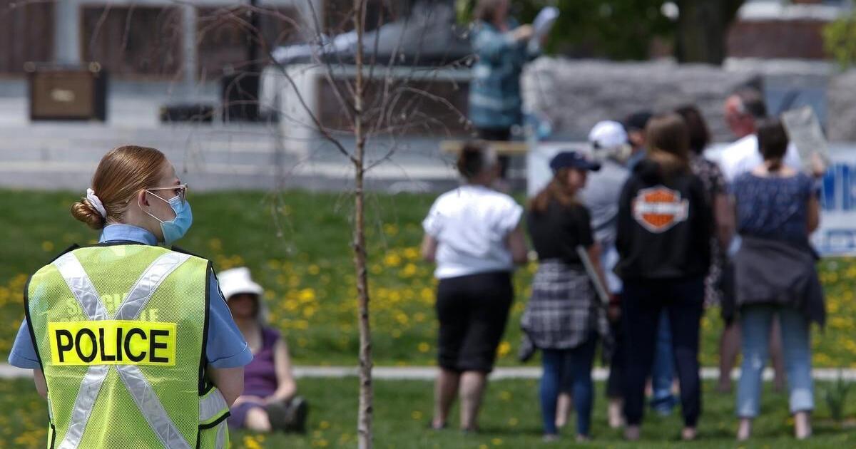 Photos: Peterborough anti-lockdown protest sees smaller turnout