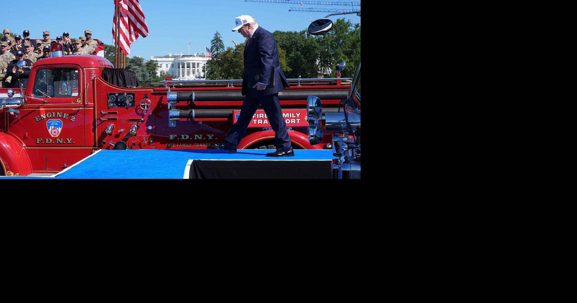 Trump honors 9/11 victims at the Ellipse, pledging to ‘never forget'