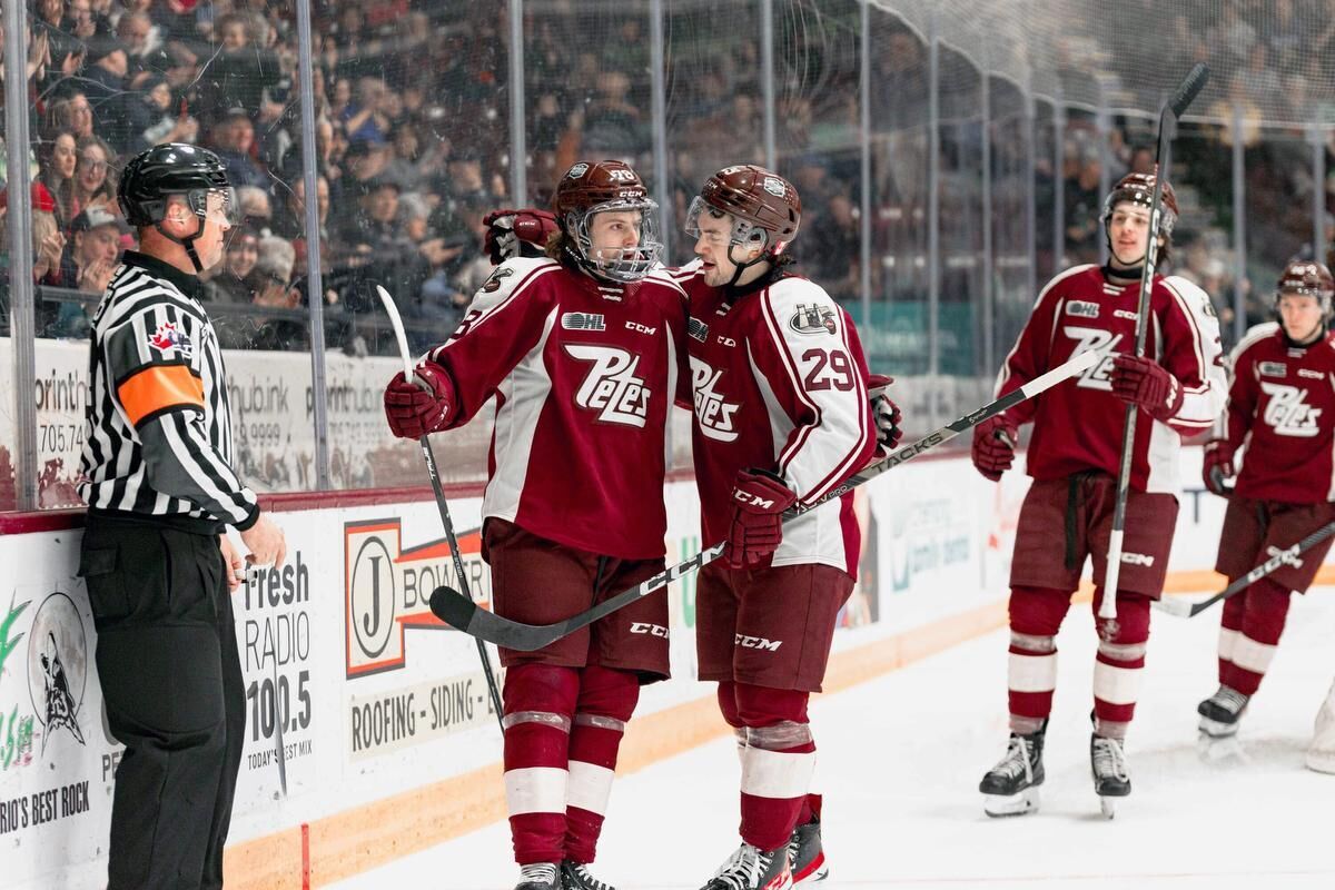 Brennan Othmann scores hat trick in Peterborough Petes win over