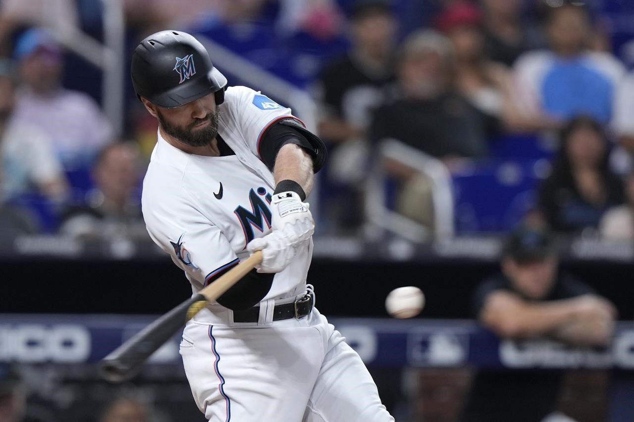 Miller anchors 1-hitter, Mariners top Marlins 8-1 as Arraez's average dips  to .391