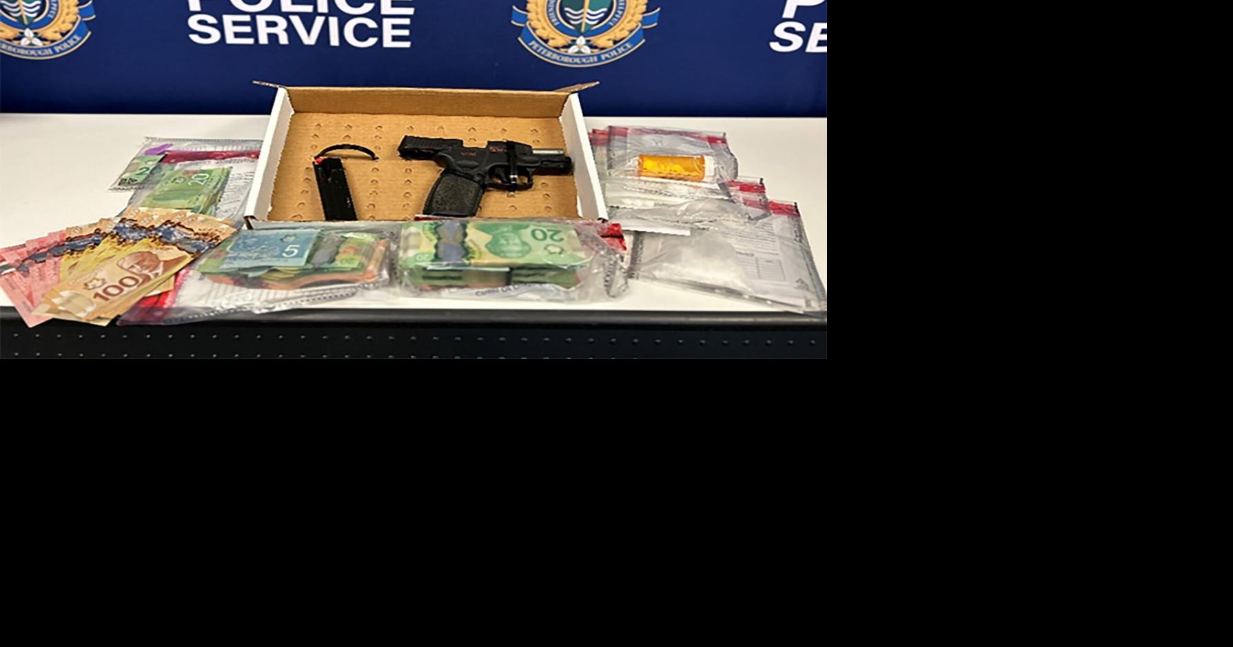 Loaded gun, drugs, seized during raid at residence