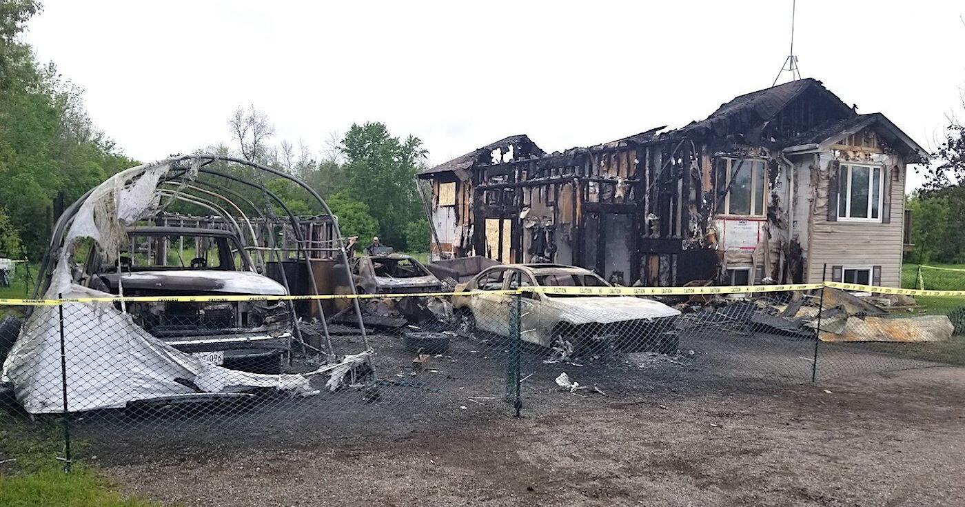 Sunday afternoon blaze destroys Reboro 'dream home' - Vimarsana News
