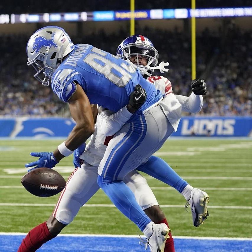 Lions beat Giants 21-16 on undrafted rookie Adrian Martinez's late QB sneak  – The Oakland Press