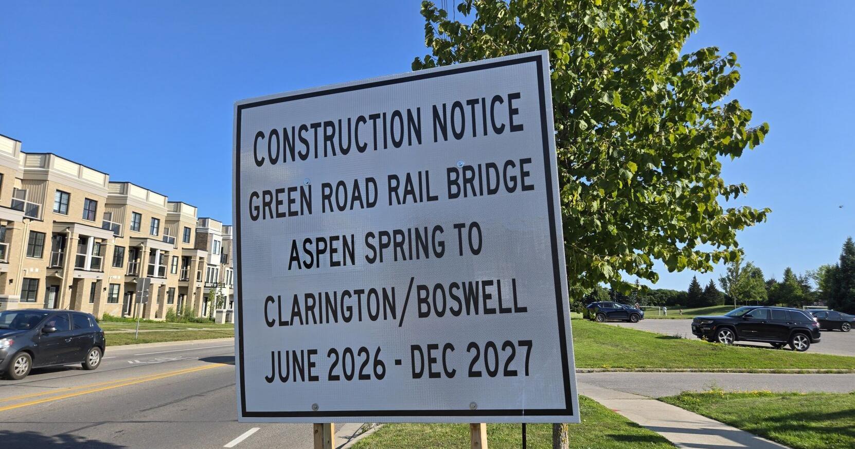 WHAT GOING ON HERE ? Work on Bowmanvile GO begins