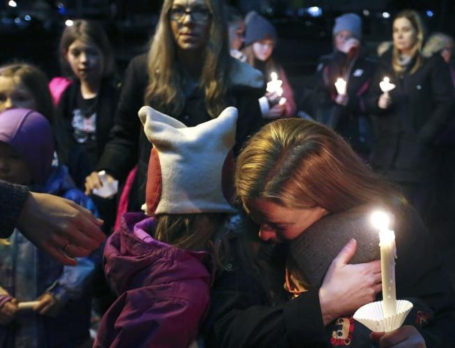 Photos: Candlelight vigil remembers crash victim Riddick MacHart