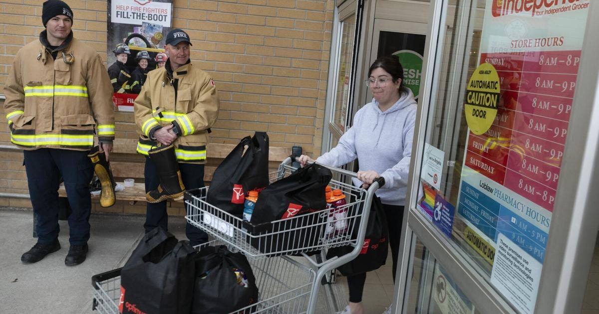 Filling boots for charity