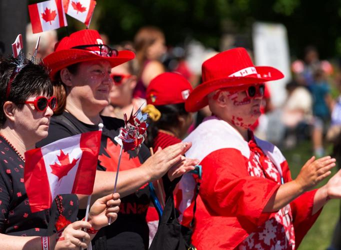 Canada’s birthday celebrated with a parade in downtown