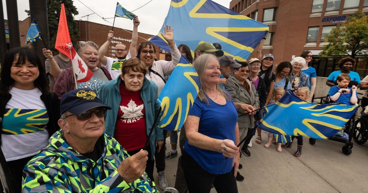 Def Flag Deaf Flag raised in Peterborough