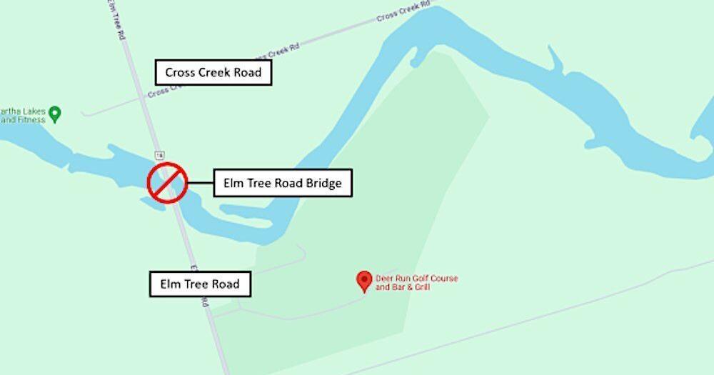 Repairs to Elm Tree Road bridge slated to begin Monday