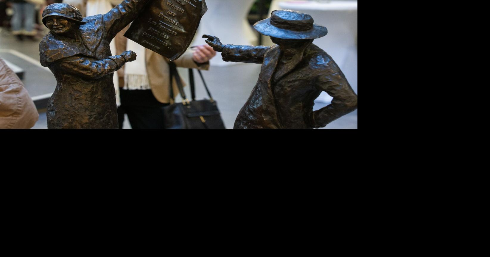 Famous Five statues on display at Trent’s Bata Library