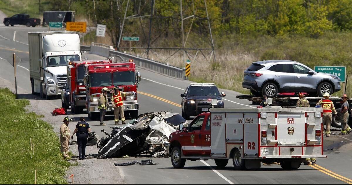 Photos Fatal headon crash on Highway 7 east of Peterborough