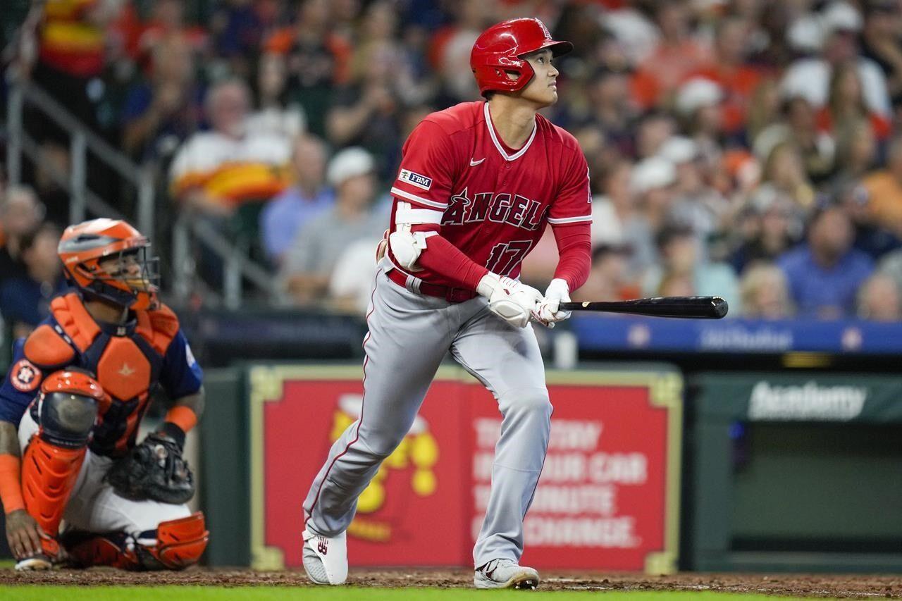 Shohei Ohtani hits 40th homer after leaving mound early with cramps in  Seattle's 5-3 win over Angels