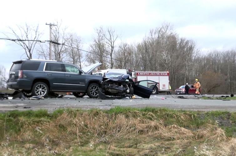 UPDATE: Two airlifted to hospital after crash on Highway 35 south of ...