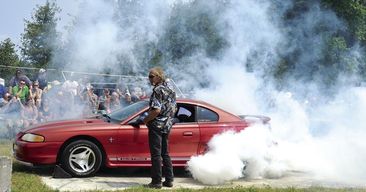 Smoking good time at Fenelon Falls Car Show and Flea Market Smoking good time at Fenelon Falls Car Show and Flea Market