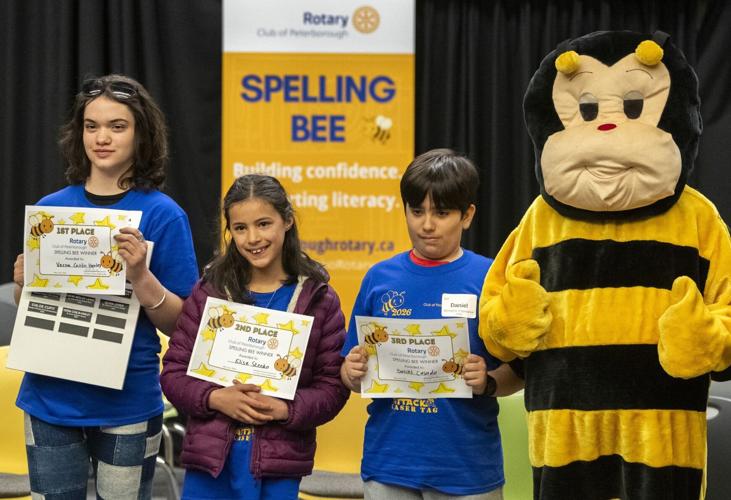 Rotatory Bee Local student compete in annual spelling bee