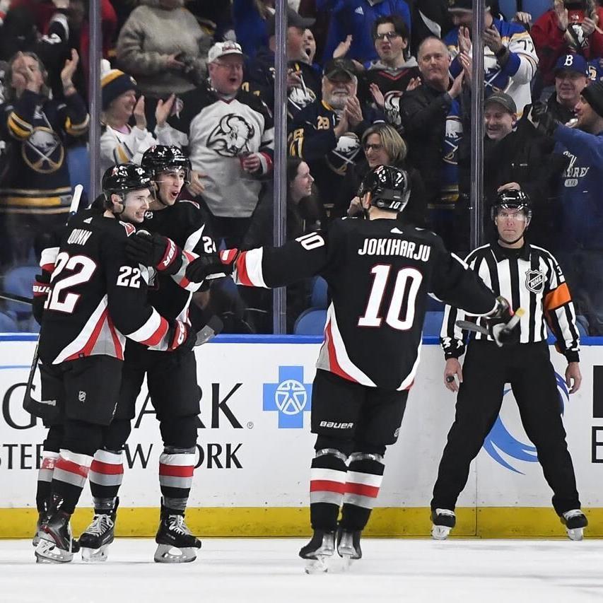 Buffalo Sabres' Alex Tuch scores twice to help beat Devils
