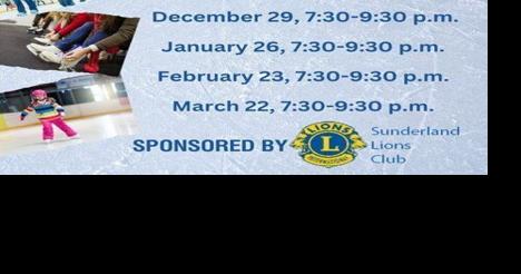 Sunderland Lions Club sponsors free public skate nights - Vimarsana News