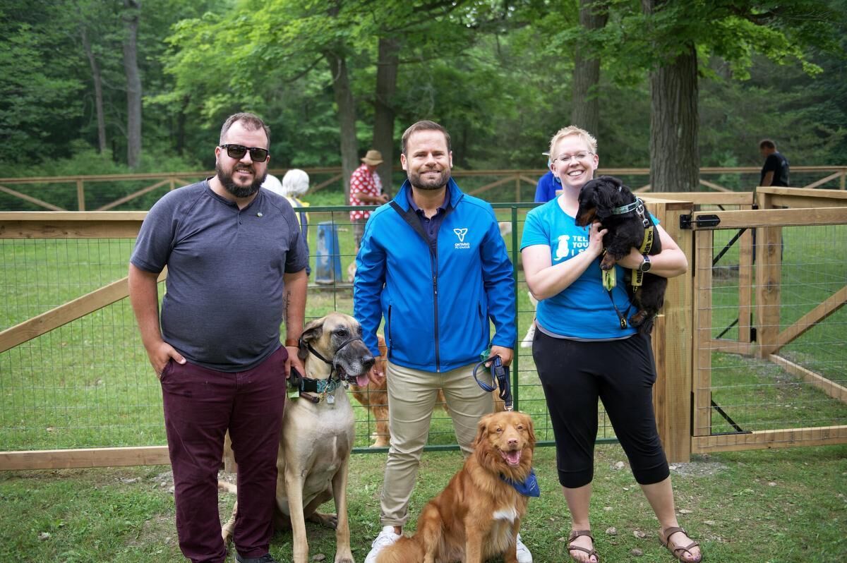 New off leash dog park opens near Campbellford