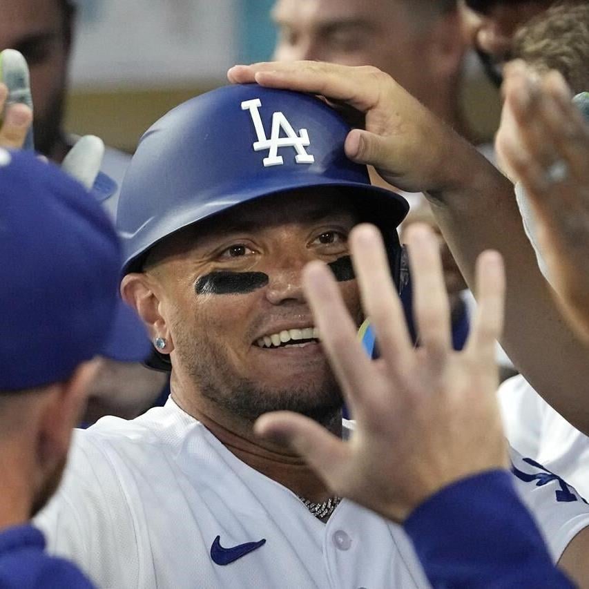 Two catcher's interference calls help Dodgers beat Brewers 7-1 for