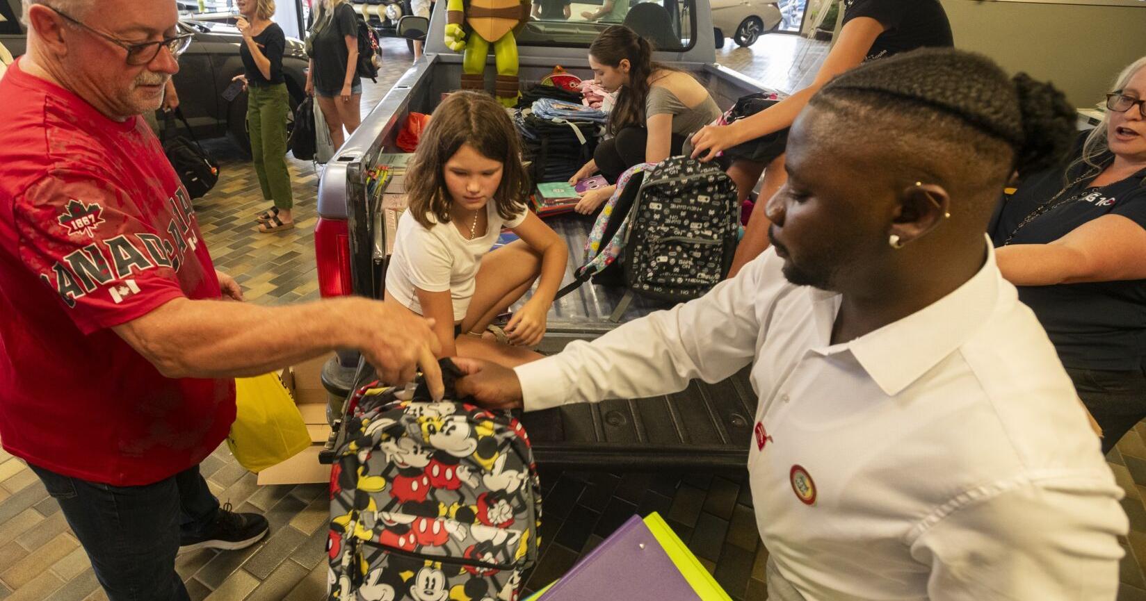 Fill the Fords event raises school items in Peterborough