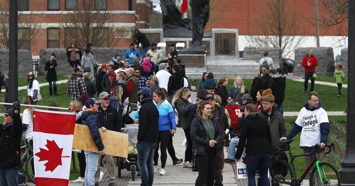 Six tickets issued during Peterborough protest, march