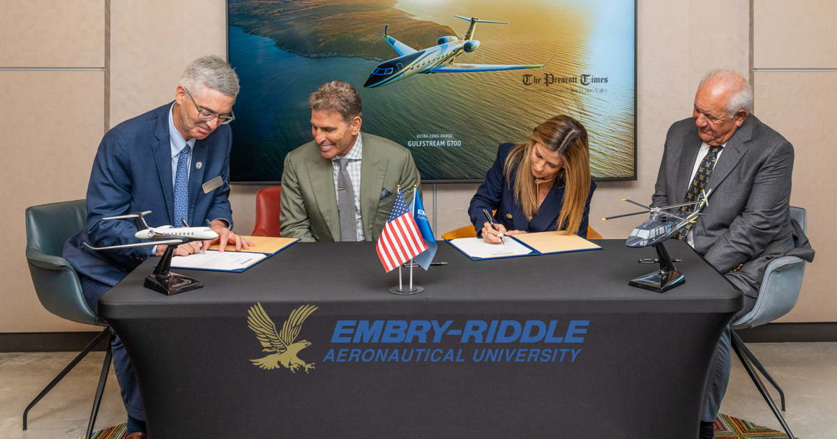 Barrett Hendrickson Embry Riddle Embry-Riddle Receives Major Gift from Flexjet’s Kenn Ricci to Drive ...