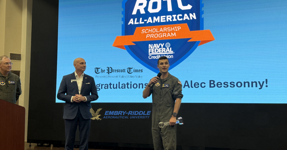 Embry Riddle Precott Sga Embry-Riddle Prescott Cadet Named Air Force ROTC All-American Student ...