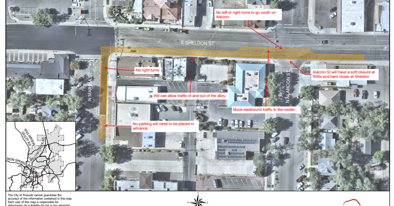 City of Prescott to Complete Final Phase of Sheldon Street Water Main  Project