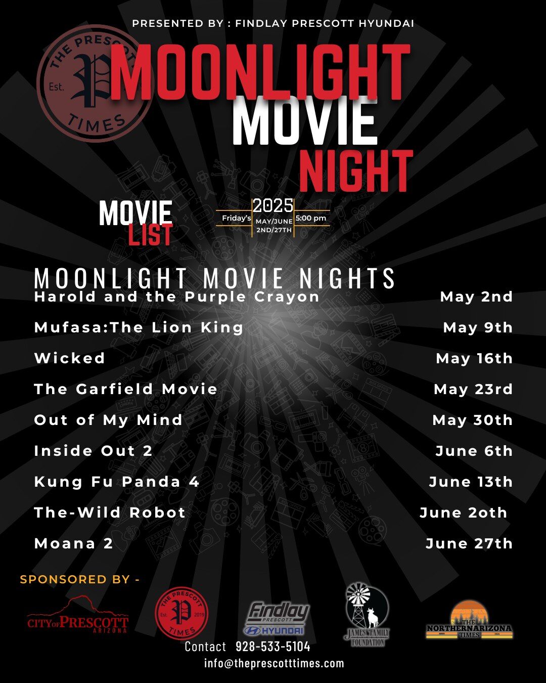 moonlight Movie Night Returns to Prescott Bigger and Better Than
