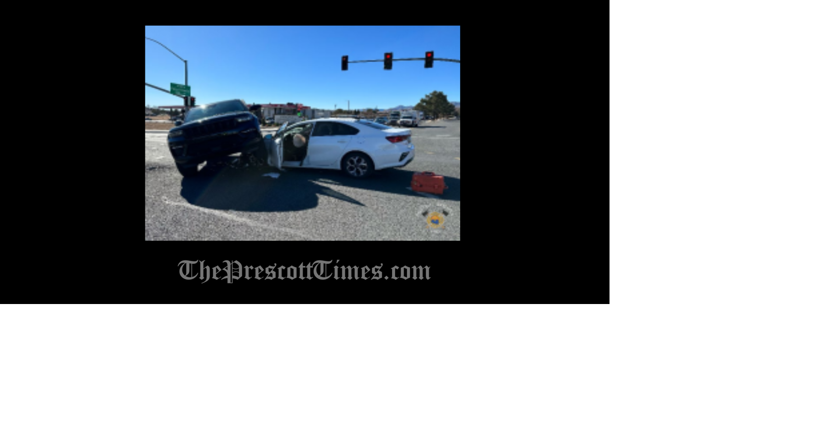 Emergency Crews Respond to TwoVehicle Accident in Prescott Valley