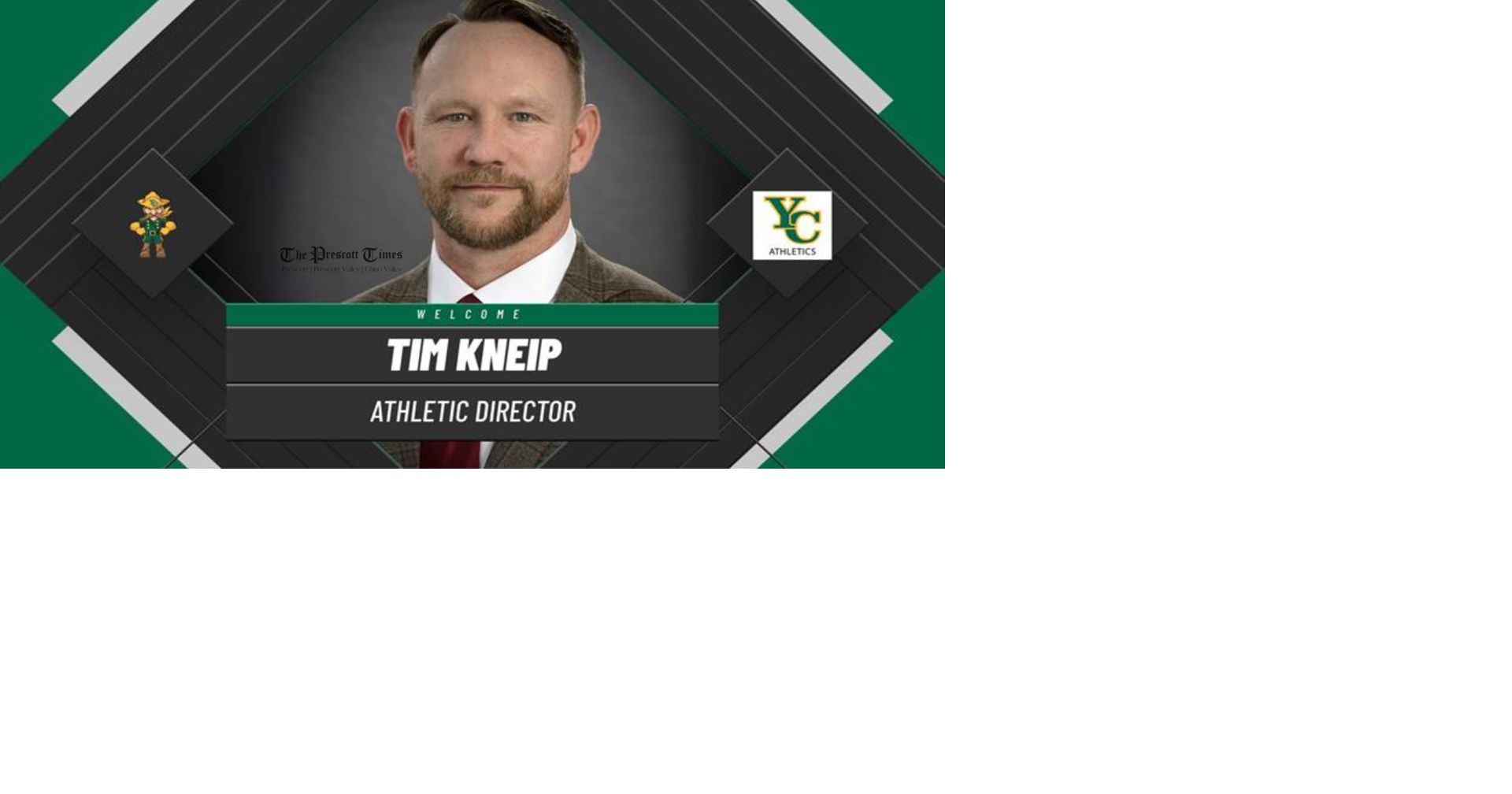 Tim Kneip Named New Athletic Director at Yavapai College | Prescott ...
