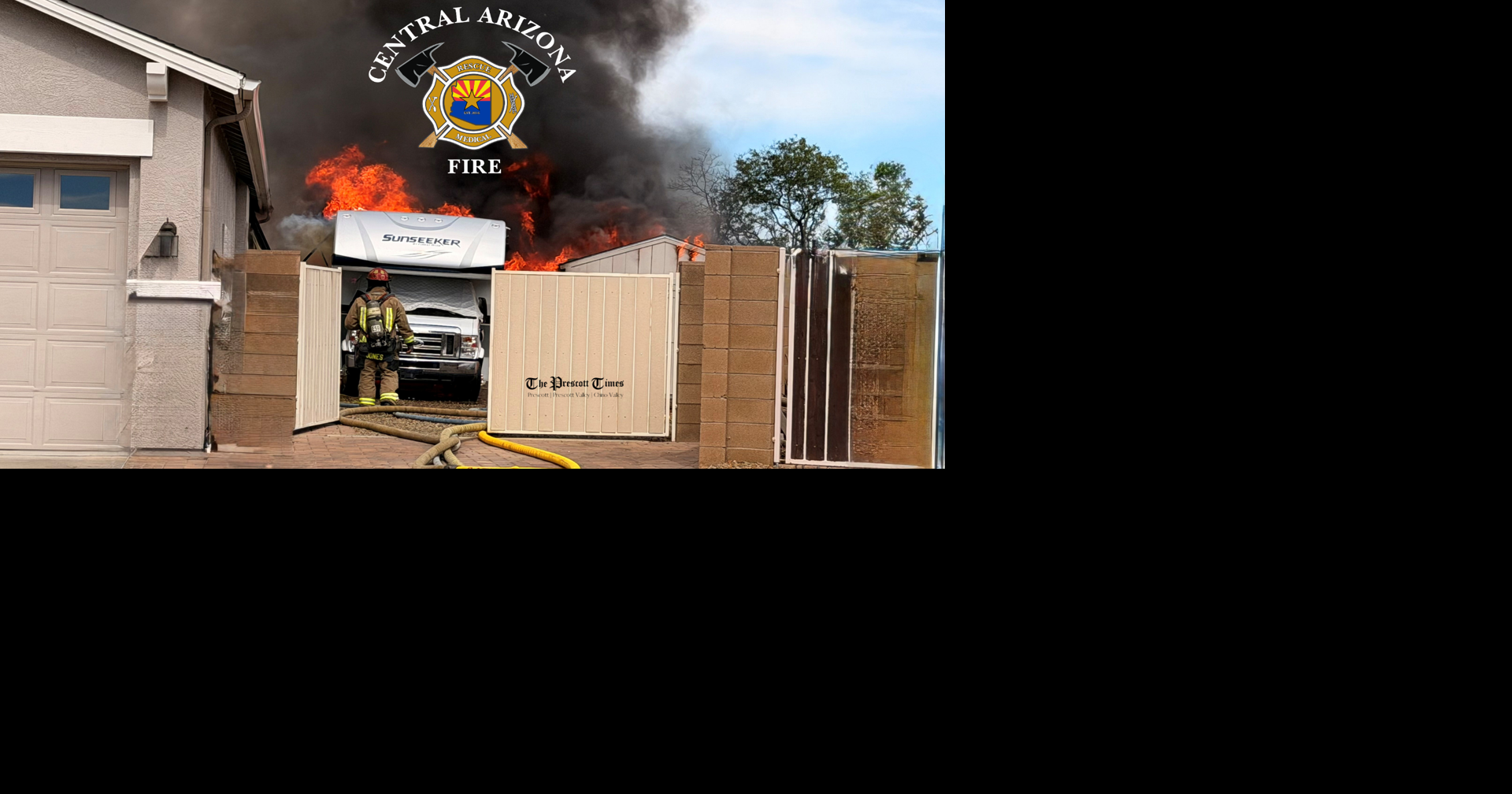 Central Arizona Fire and Medical Authority Crews Stop Prescott Valley ...