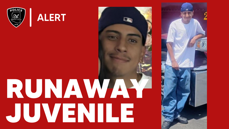 Runaway Juvenile Alert: Prescott Valley Police Seek Public Assistance ...