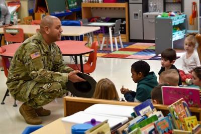 Harrison Elementary 'My Military Life' Parent Presentations Helps Students Connect with Local Service Members