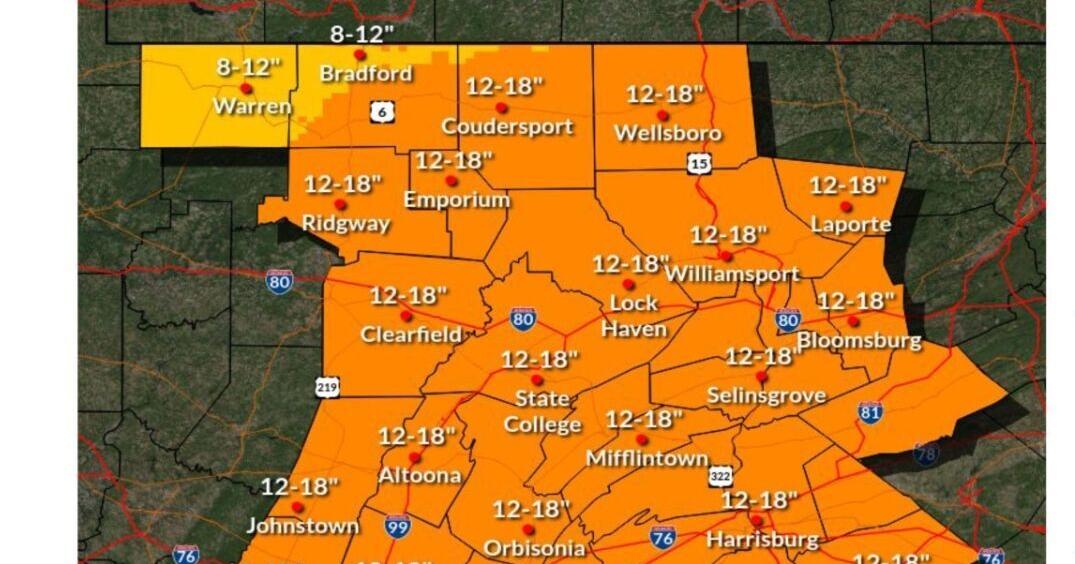 Major winter storm expected to hit region this weekend | Local ...