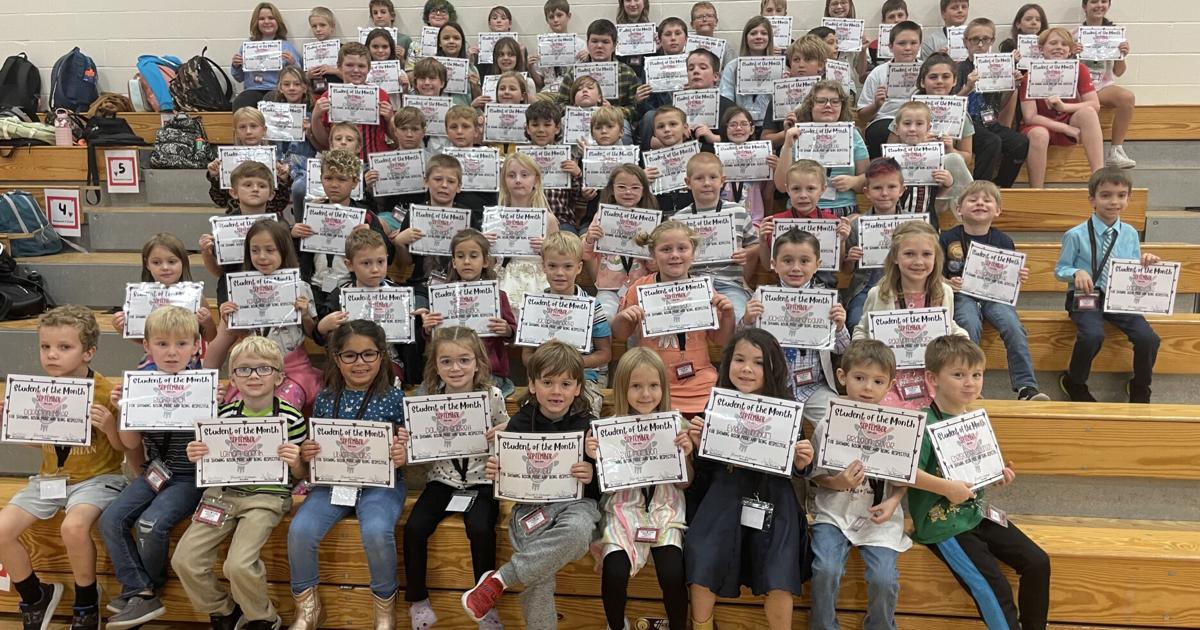 CLEARFIELD ELEMENTARY STUDENTS OF THE MONTH Education