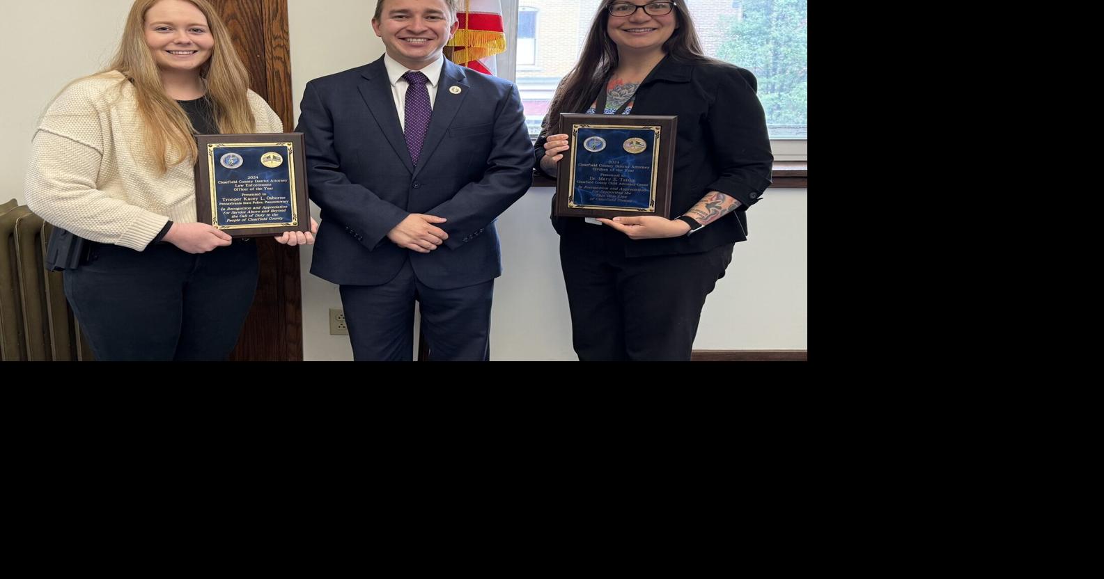 Clearfield County DA announces Officer, Civilian of the Year award ...