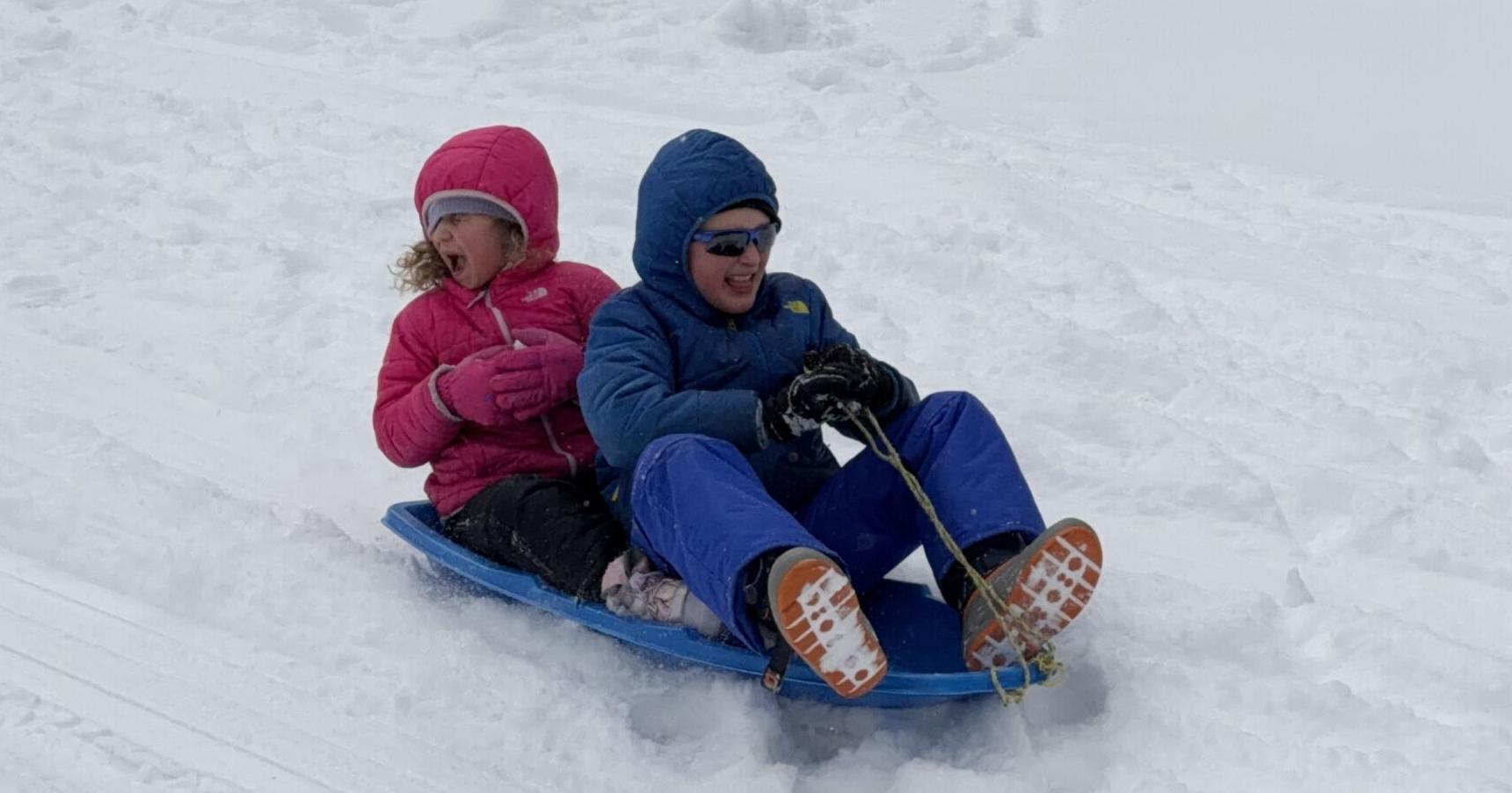 Winter storm drops more than a foot of snow locally