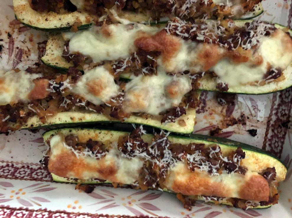 Cooking with Dianne: Use up garden squash by making Sausage and Pepper Stuffed Zucchini