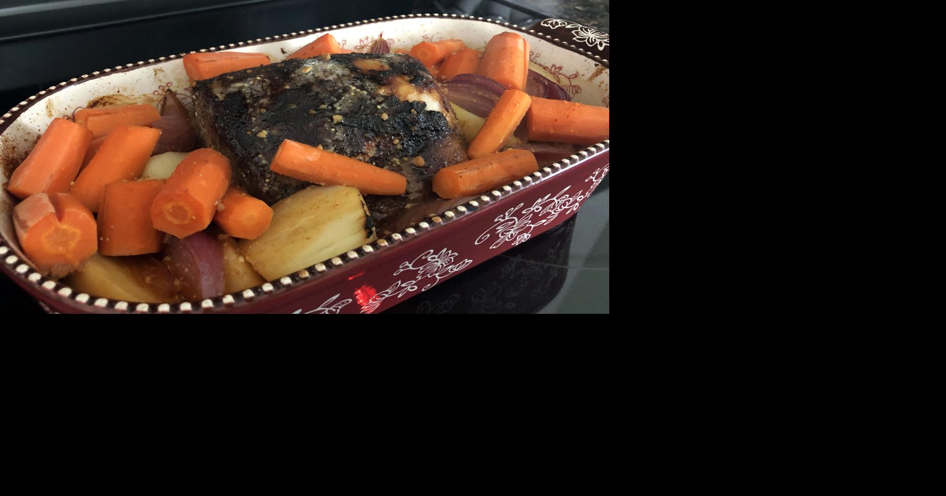 Cooking with Dianne: Try Honey Mustard Garlic Pork Loin with Vegetables for an economical meal