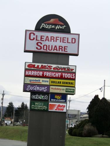 Clearfield Square sign