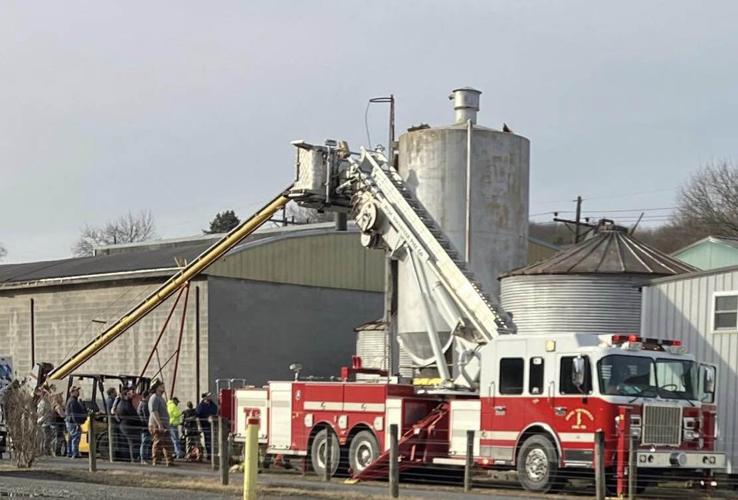 Rescuers free man trapped inside Curwensville grain bin News