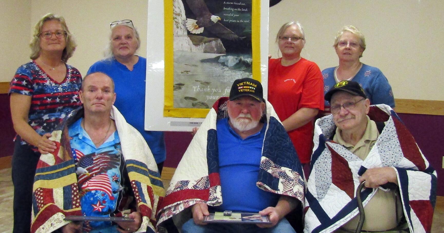 Three county veterans recognized for military service with Quilts of Valor - Vimarsana News