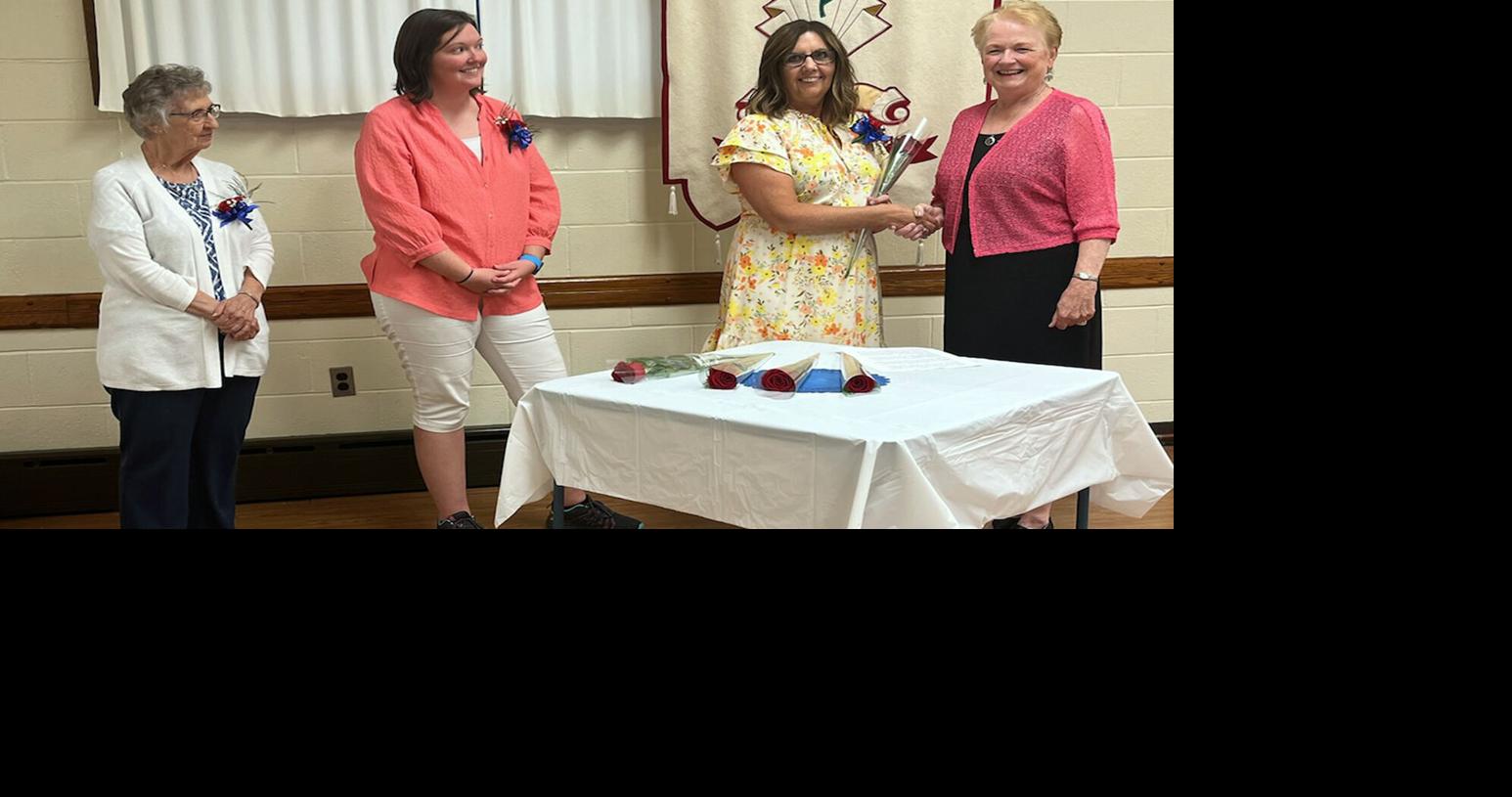 CURWENSVILLE WOMAN'S CLUB new officers