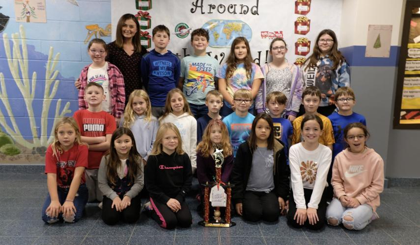 Ms. Peacock's 4th grade class raised the most money during CAE's Coin Drive