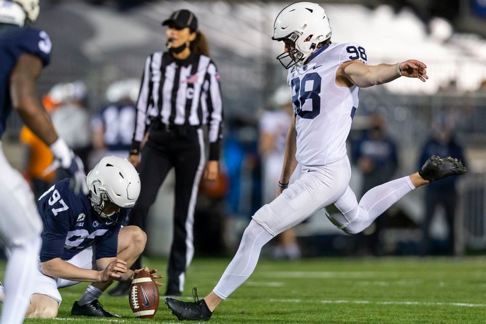 Baltimore selects Penn State kicking specialist Jordan Stout in