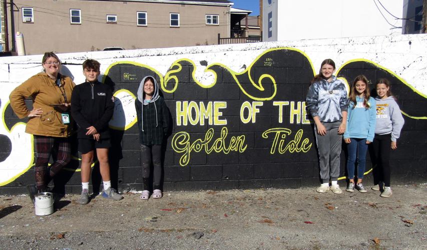 New Curwensville mural reflects pride in the school district and the
