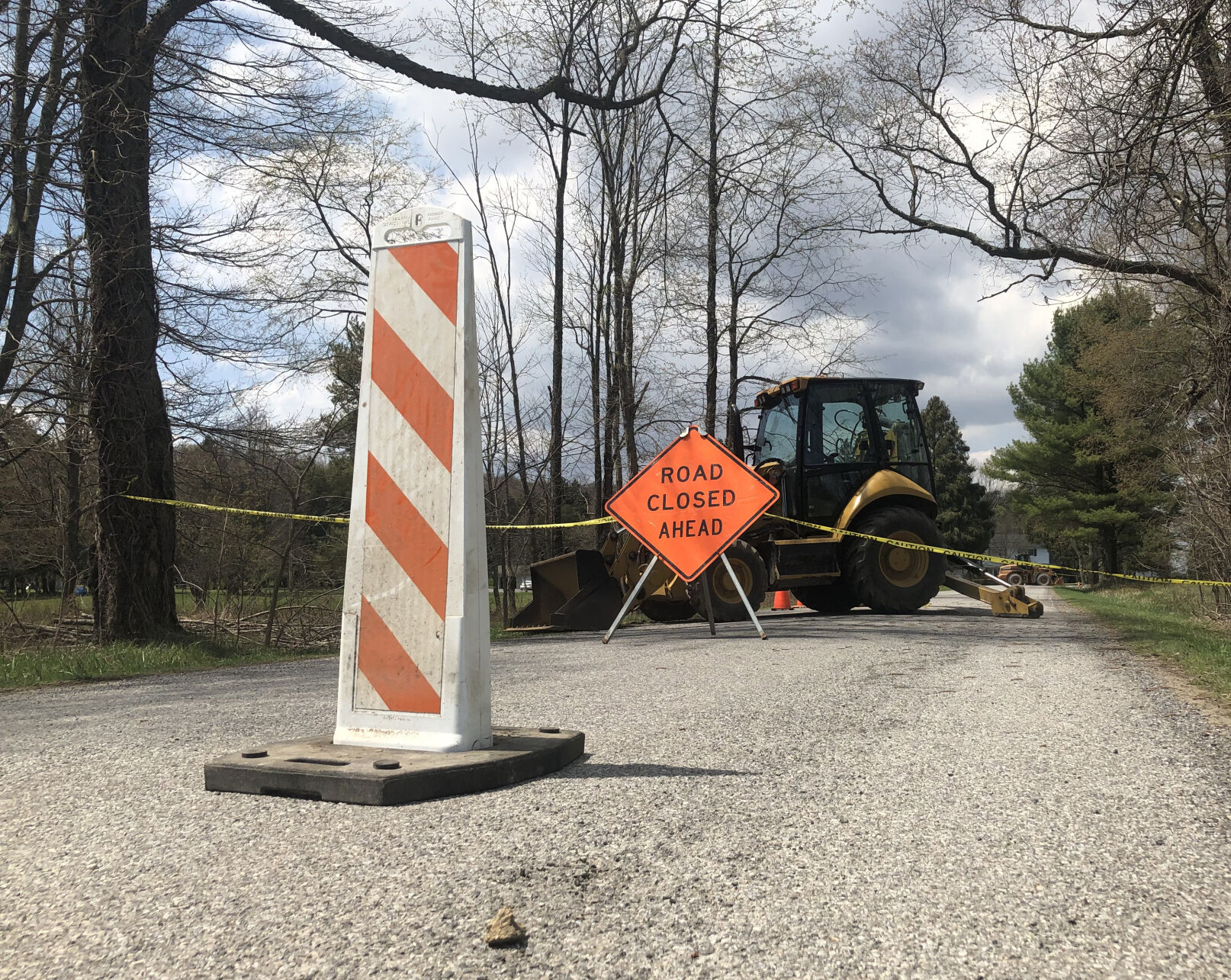 Houtz Street sinkhole impacts travel in Woodward Township News