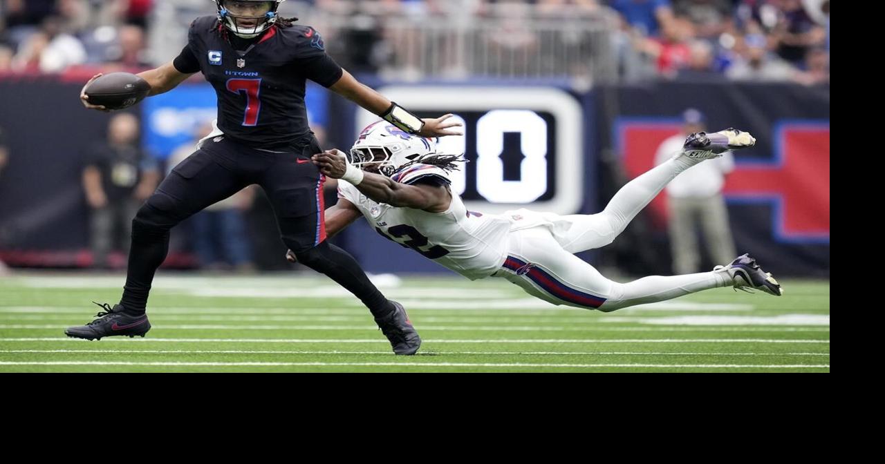 Drake Maye gets shot as Patriots starting QB against Houston's tough