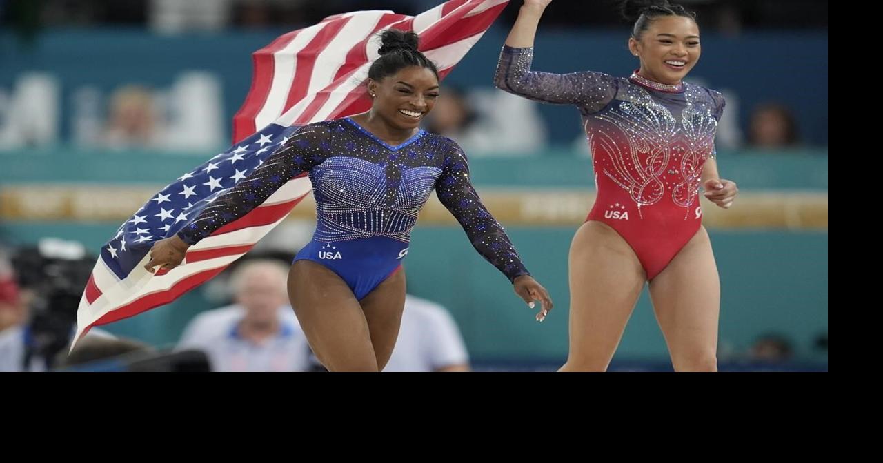 Simone Biles makes history with second allaround Olympic gymnastics